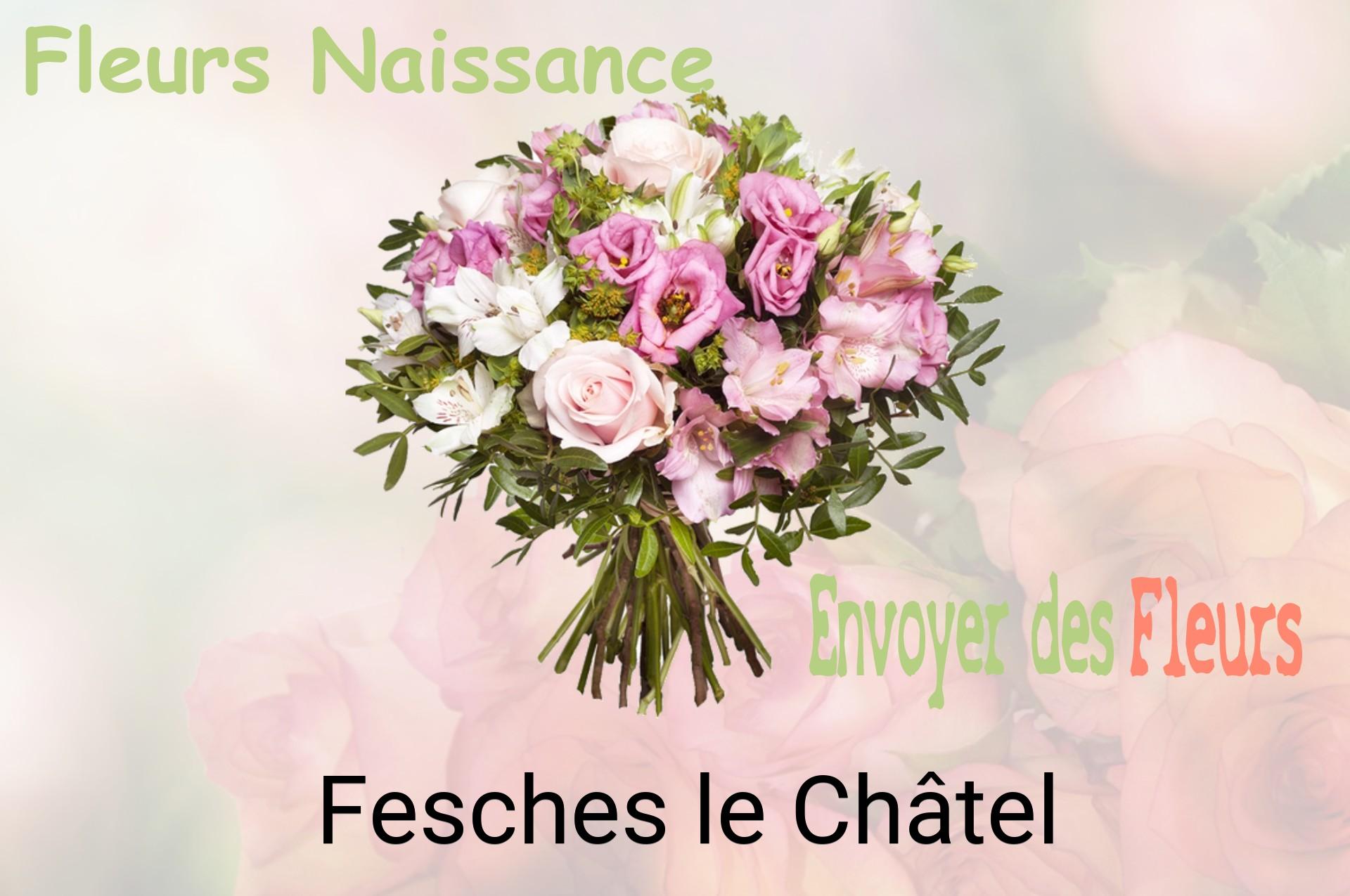 Bouquet de fleurs de naissance livré à Fesches-le-Châtel